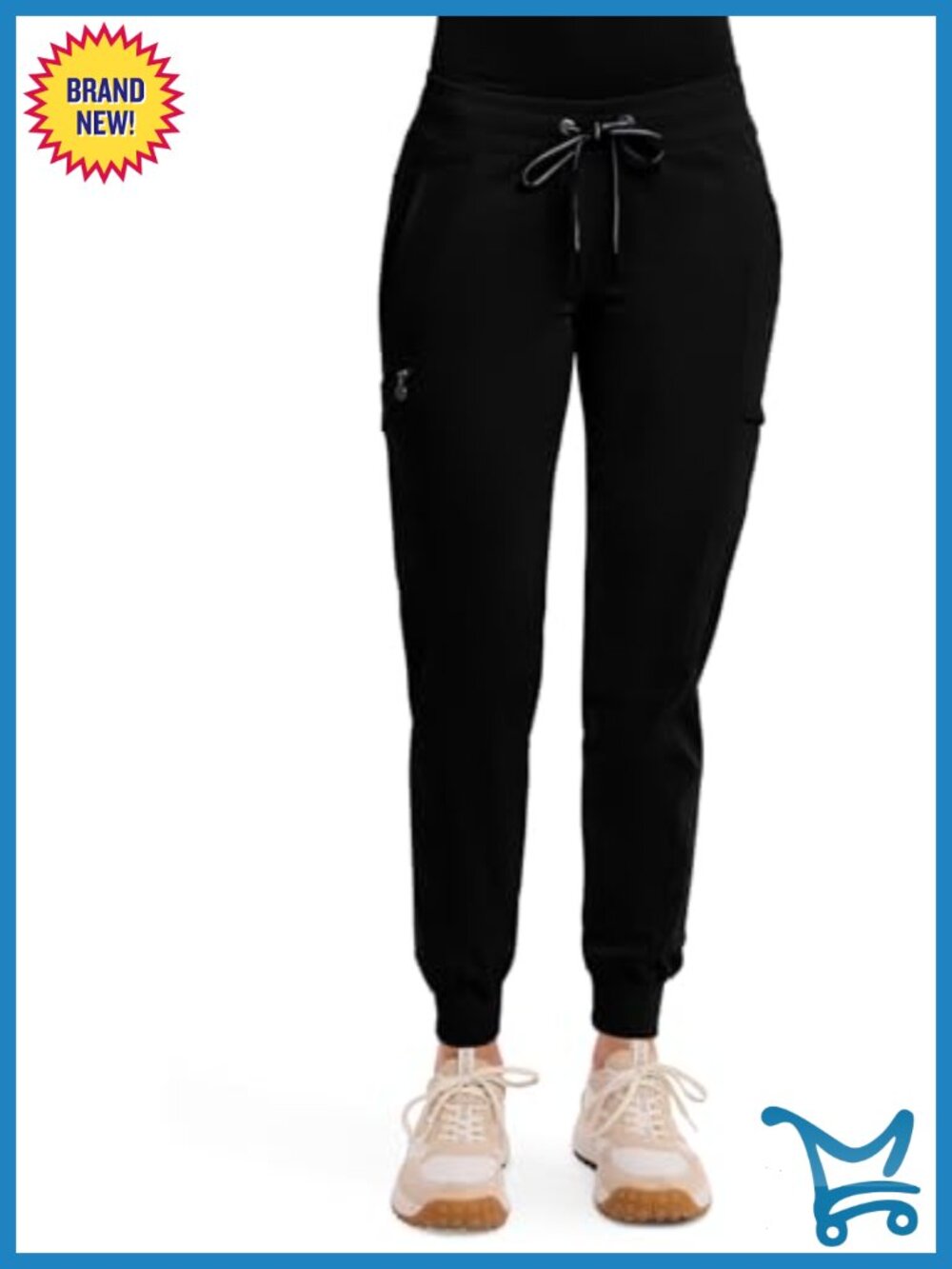 Healing Hands Purple Label Women's Jogger Scrub Pant with 7 Pockets